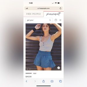 Free people get your flirt on shorts